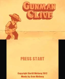 Gunman Clive Title Screen